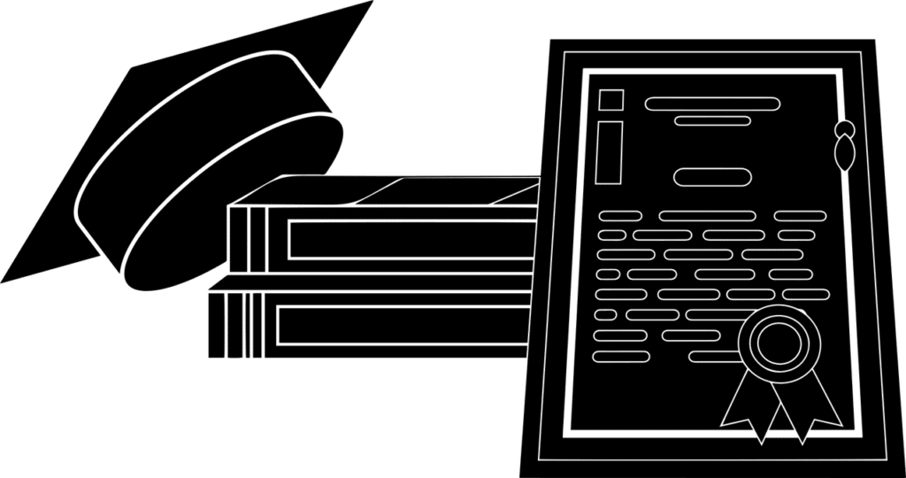 כובע ספרים ותעודה